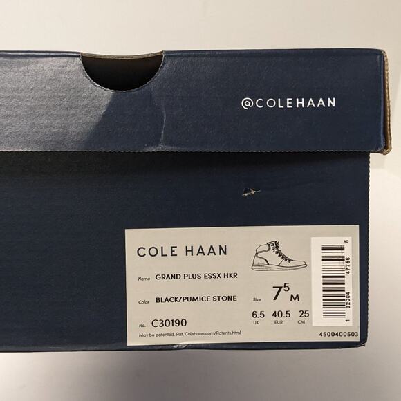 Cole Haan Grand Plus Essex Hiker Boots, Black, Men\'s 7.5 M